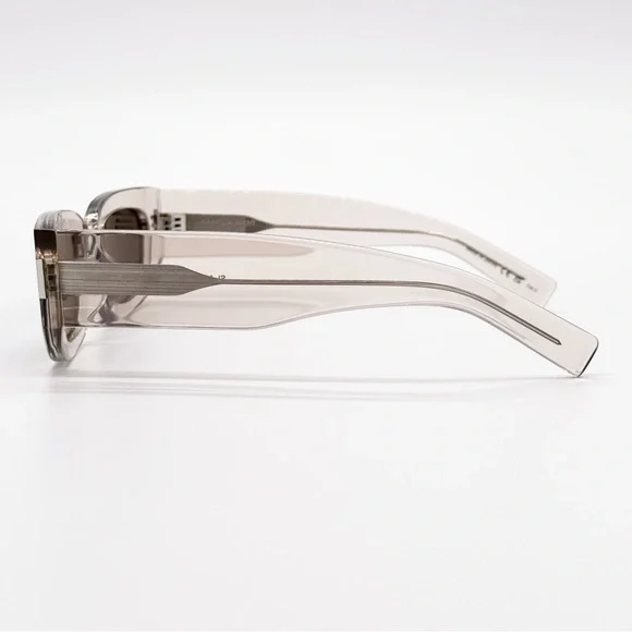 NEW SAINT LAURENT SL697 003 CLEAR GRAY UNISEX SUNGLASSES  display picture 2